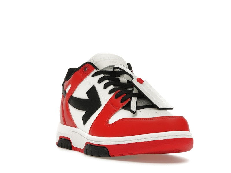 OFF-WHITE Out Of Office OOO Low Tops Red Black (2024)