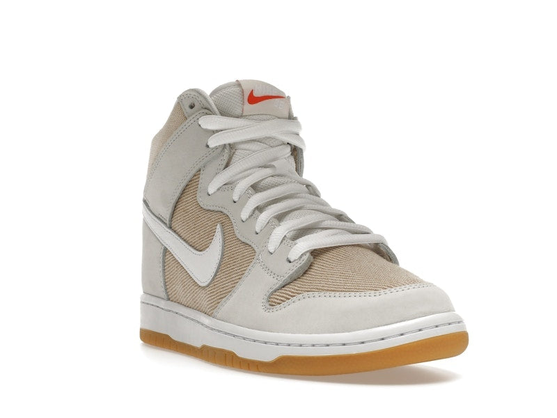 Nike SB Dunk High Pro ISO Orange Label Unbleached Natural