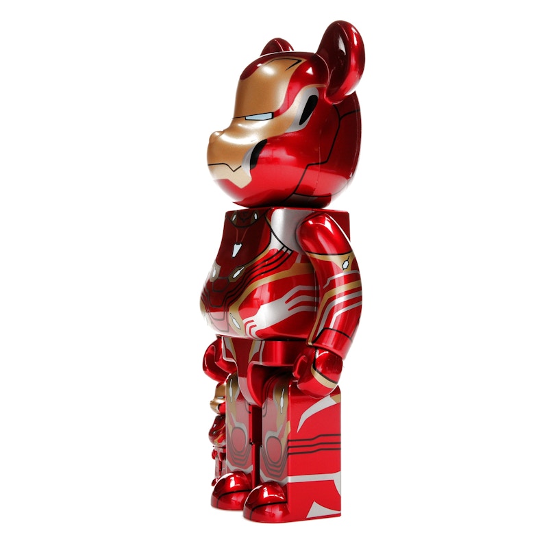 Bearbrick x Marvel Iron Man Mark 50 100% & 400% Set