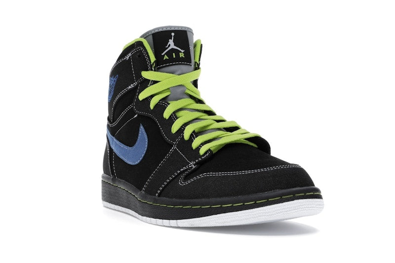 Jordan 1 Retro High Black Cyber Blue Sapphire