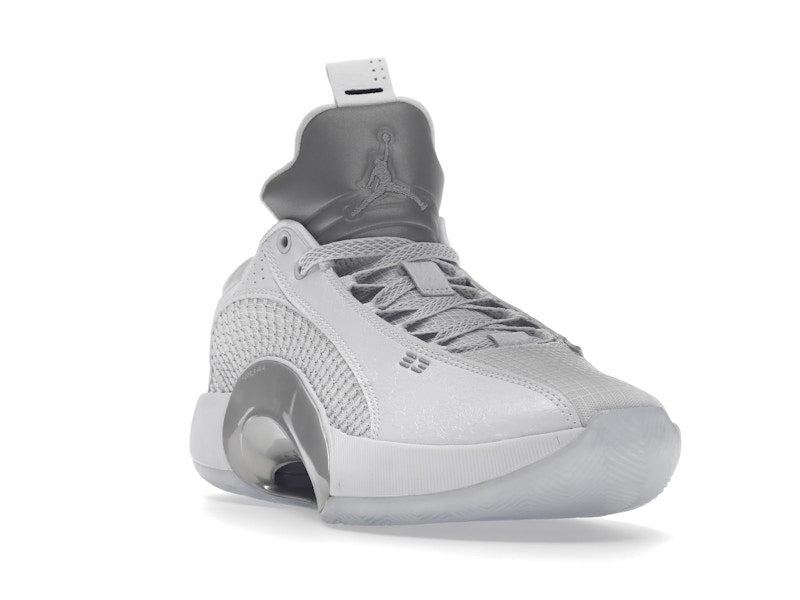 Jordan XXXV Low Metallic Silver (Clear Sole)