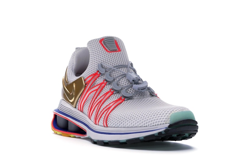 Nike Shox Gravity Vast Grey Metallic Gold