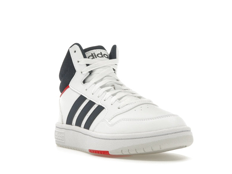 adidas Hoops 3.0 White Navy Red