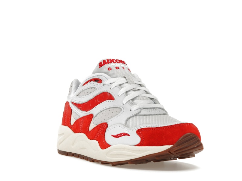 Saucony Grid Shadow 2 Ivy Prep White Red
