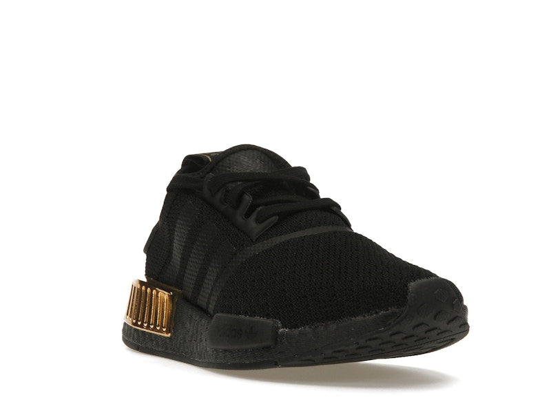 adidas NMD R1 Triple Black Gold Metallic (Women's)