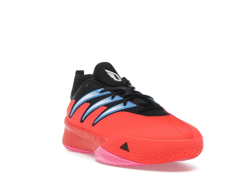 adidas Dame Certified 3 Low Solar Red Core Black Cloud White