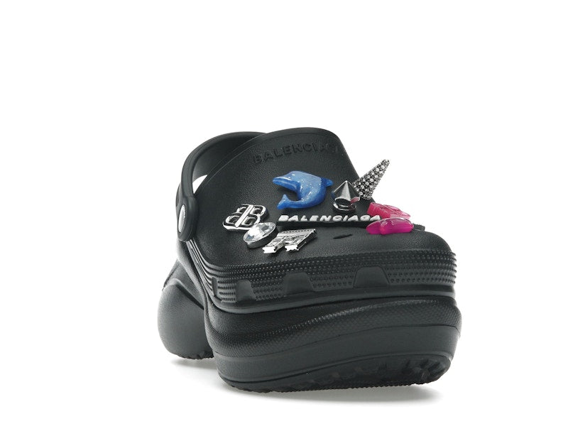 Balenciaga x Crocs Mule Black Multicolor Jibbitz (Women's)