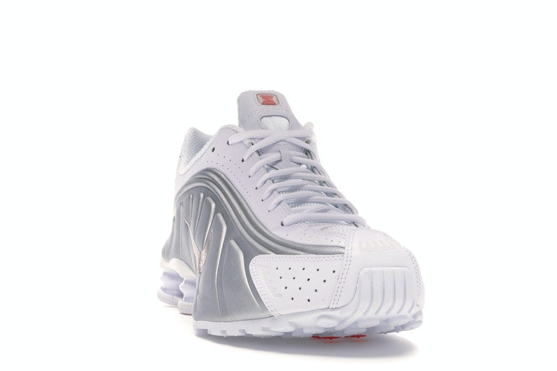 Nike Shox R4 White Metallic Silver