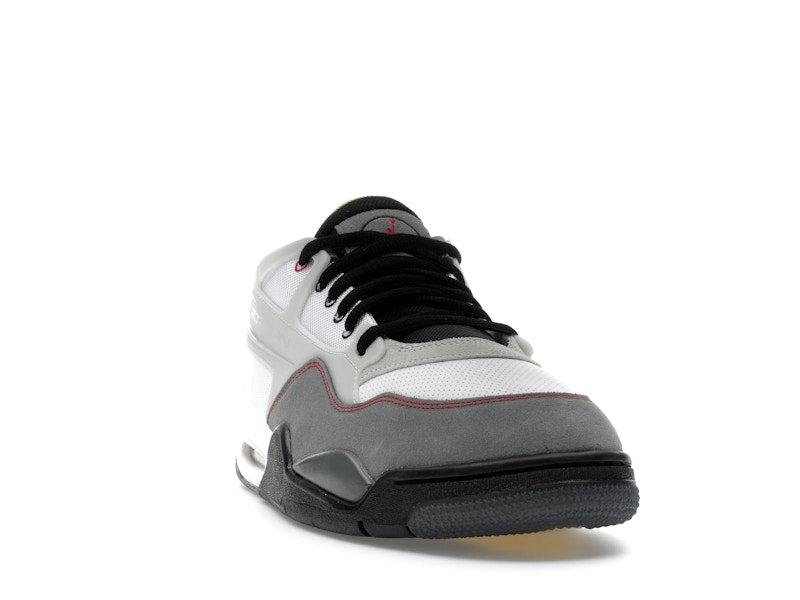 Jordan 4 RM Premium White Black Smoke Grey Fire Red