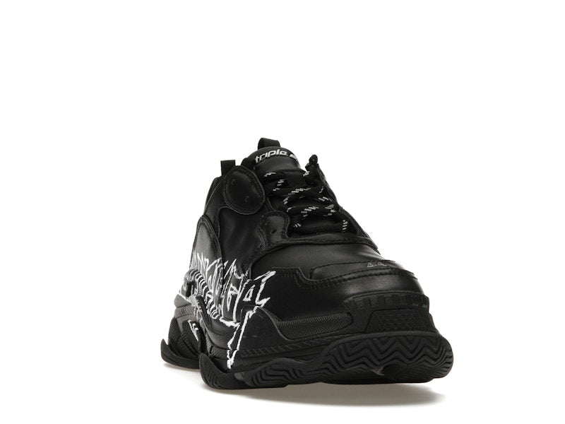Balenciaga Triple S DIY Metal Artwork Black