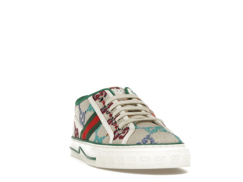 Gucci Tennis 1977 GG Logo White Multi