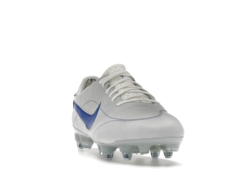 Nike Tiempo Legend 9 Elite MI SG-Pro Anti-Clog Traction Montebelluna Leather White Game Royal