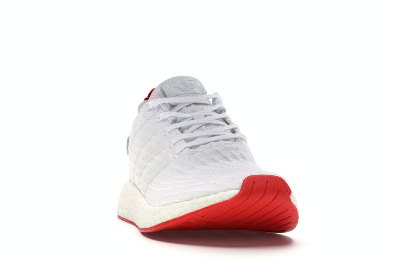 adidas NMD R2 White Core Red Two Toned