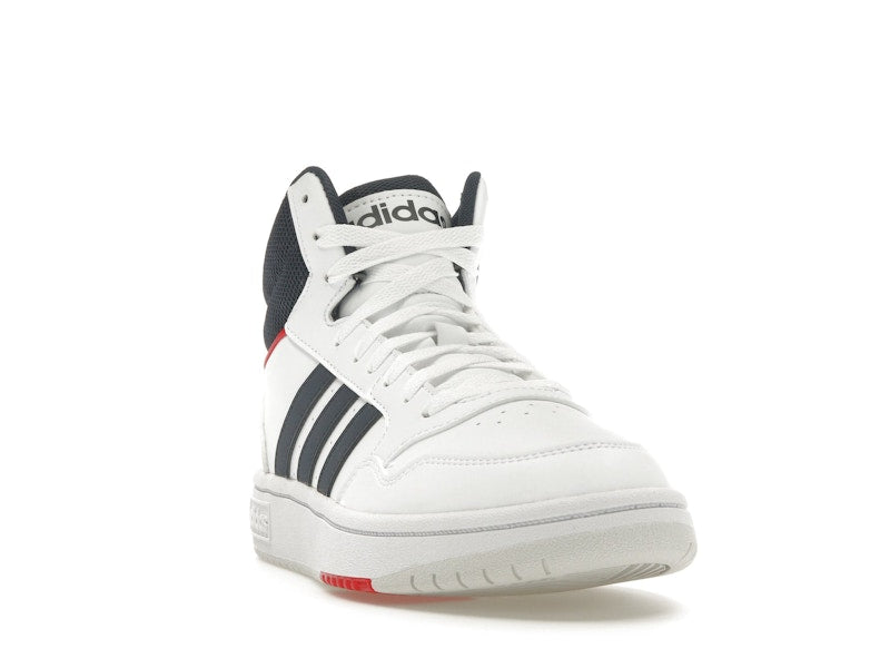 adidas Hoops 3.0 White Navy Red