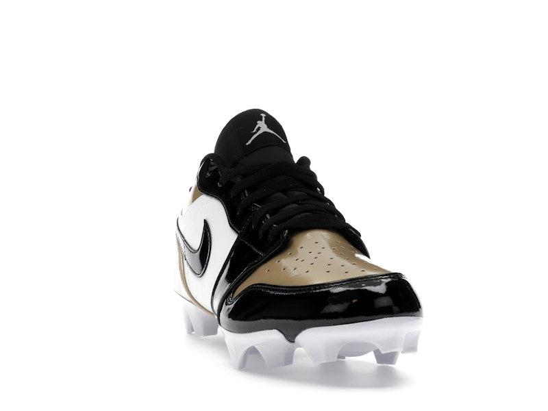 Jordan 1 Low TD Cleat Patent Gold Toe