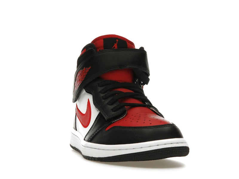 Jordan 1 High FlyEase Black White Fire Red