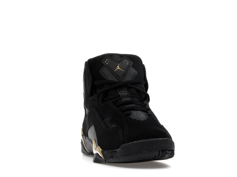 Jordan True Flight Black Metallic Gold White (GS)
