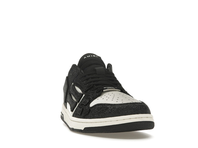 AMIRI Skel Top Low Shimmer Black White