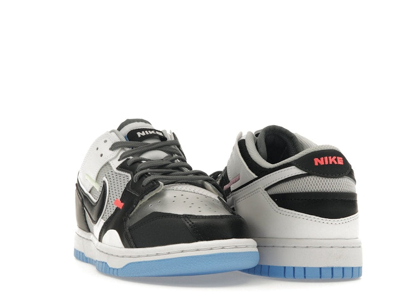 Nike Dunk Low Scrap Black Neutral Grey University Blue White