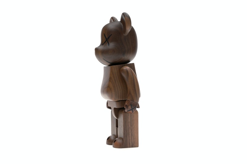 Bearbrick WORLD WIDE TOUR KAWS (Karimoku Wood) 400% Wood