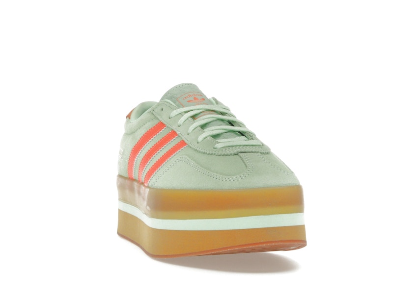 adidas Gazelle Stack Semi Green Spark Solar Orange Gum (Women's)