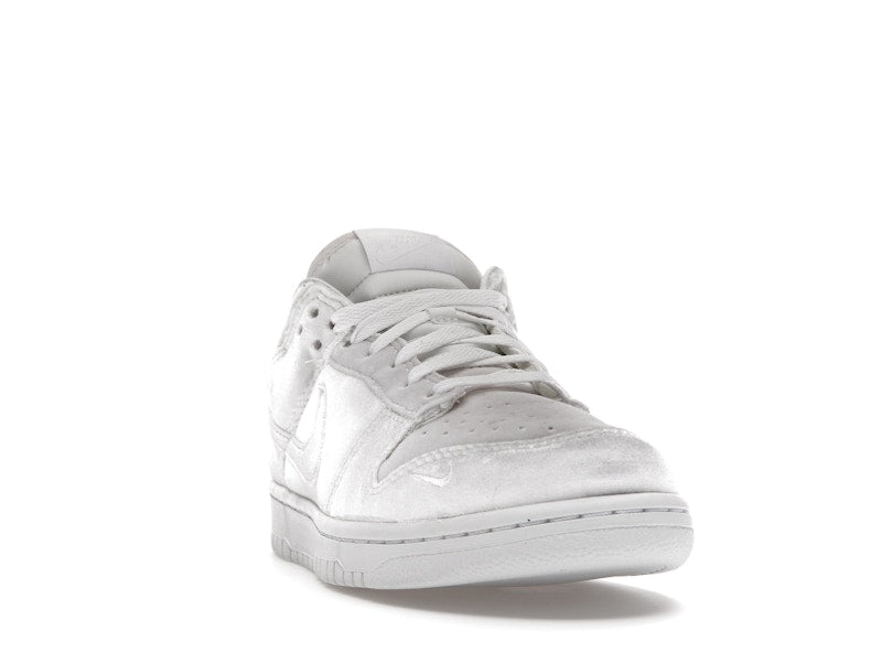 Nike Dunk Low Dover Street Market Triple White Velvet