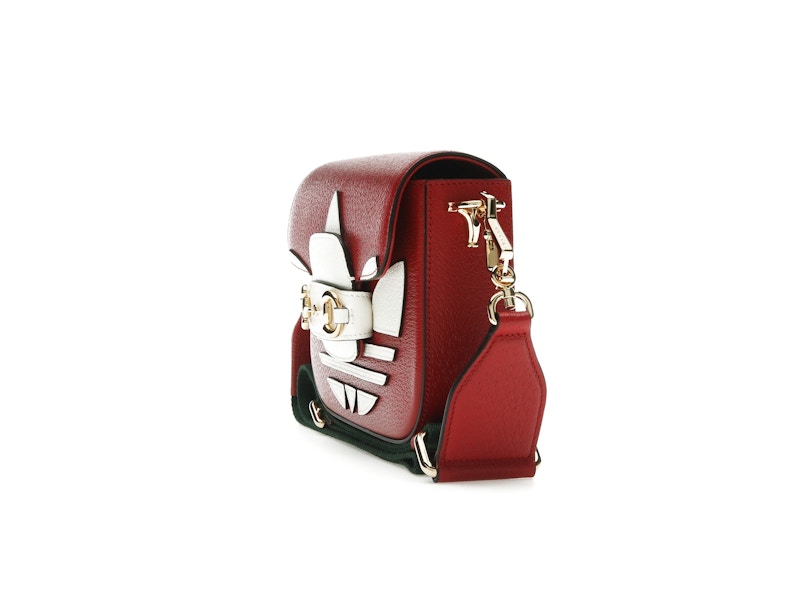 Gucci x adidas Horsebit 1955 Shoulder Bag Red