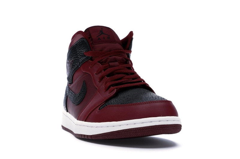 Jordan 1 Retro Mid Team Red Black