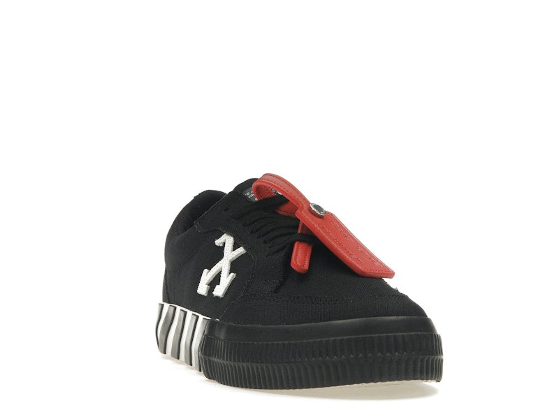 OFF-WHITE Vulcanized Low Canvas Black White