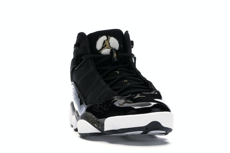 Jordan 6 Rings Black Metallic Gold White