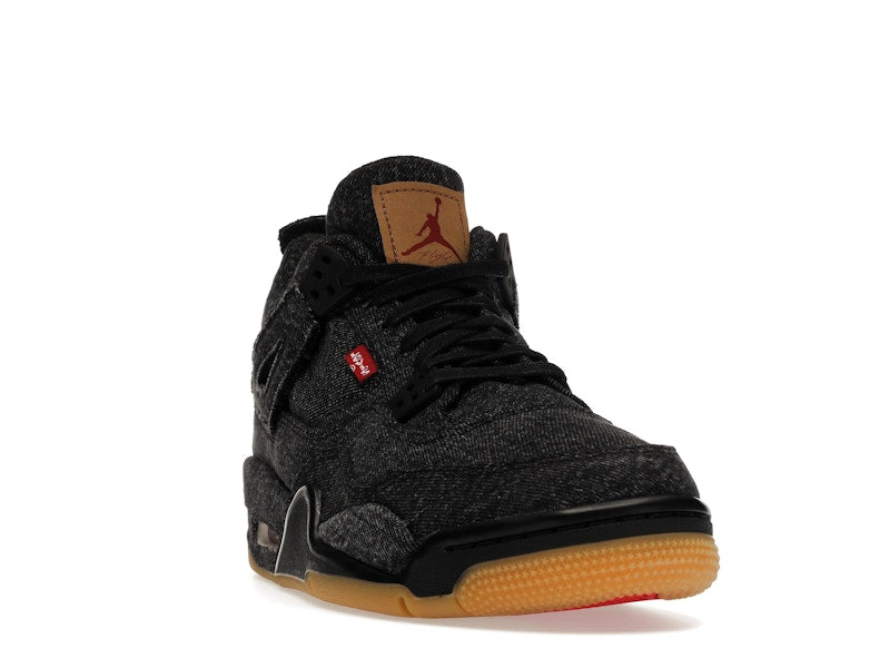 Jordan 4 Retro Levi's Black (GS) (Levi's Tag)