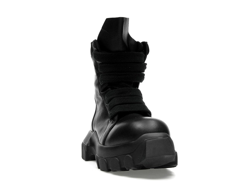 Rick Owens Lido Jumbo Laced Bozo Tractor Black