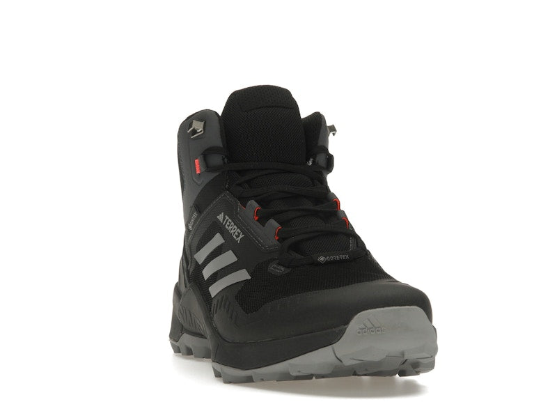 adidas Terrex Swift R3 Mid GTX Core Black Grey Solar Red