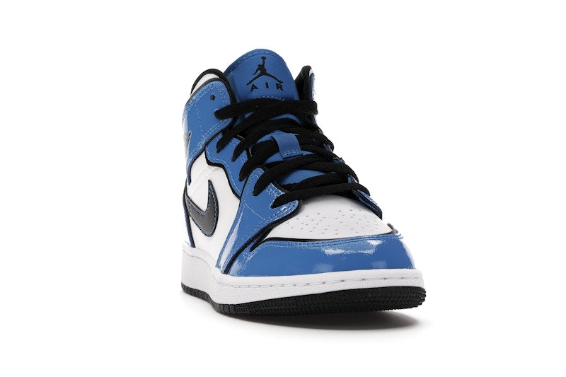 Jordan 1 Mid Signal Blue (GS)