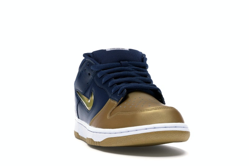 Nike SB Dunk Low Supreme Jewel Swoosh Gold