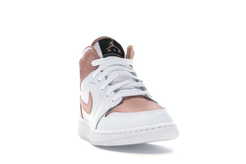 Jordan 1 Mid White Rose Gold (GS)