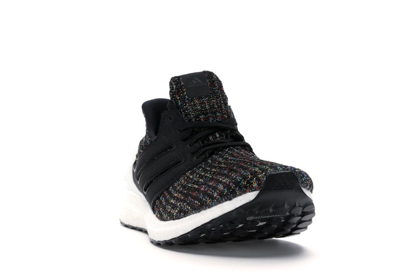 adidas Ultra Boost 4.0 Black Multi-Color White Heel Cage
