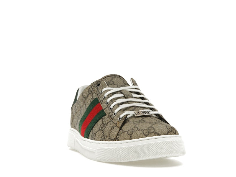 Gucci Ace Web Beige Ebony
