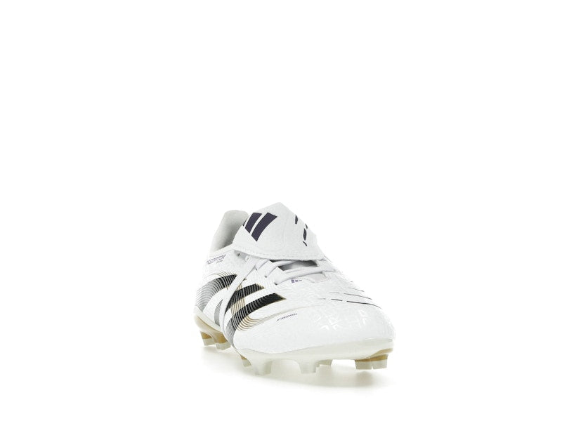adidas Predator League Fold-Over Tongue FG/MG Cloud White Core Black Gold Metallic (GS)