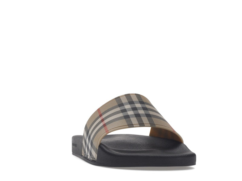 Burberry Vintage Check Slides Archive Beige
