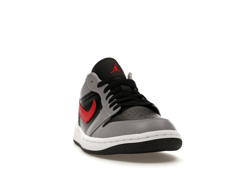 Jordan 1 Low Cement Grey Fire Red (Women's)