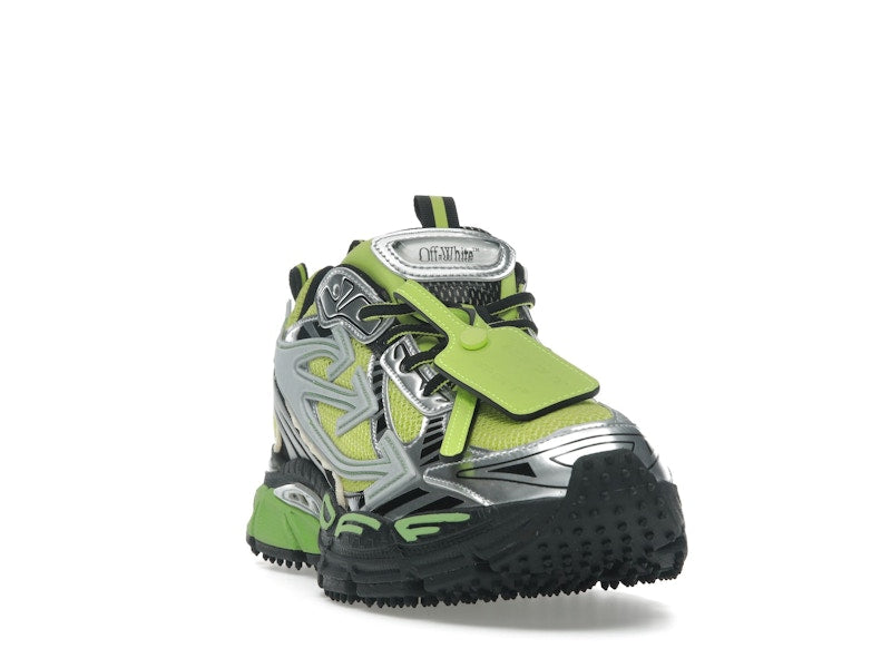 OFF-WHITE Be Right Back Silver Green Fluo