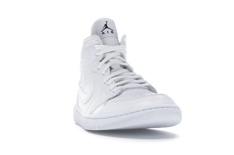 Jordan 1 Mid White Snakeskin (Women's)
