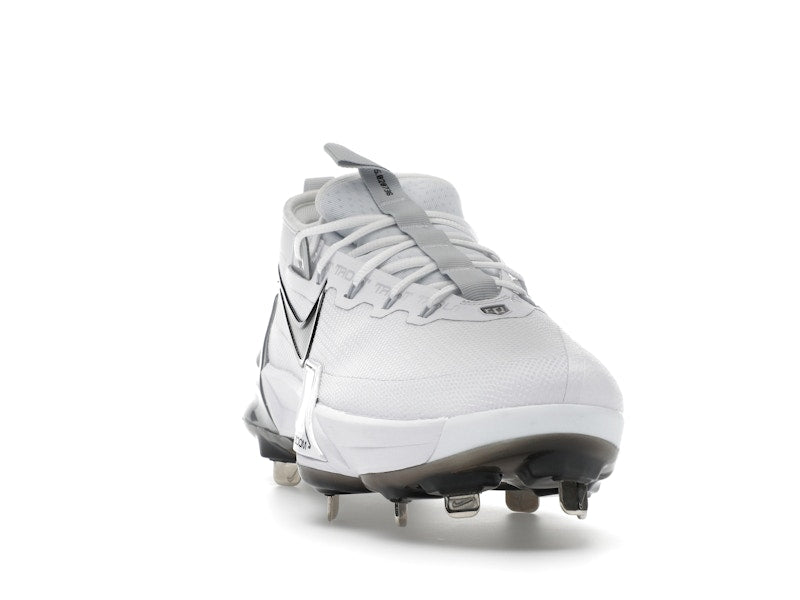 Nike Force Zoom Trout 9 Elite White Black Pure Platinum Metallic Silver