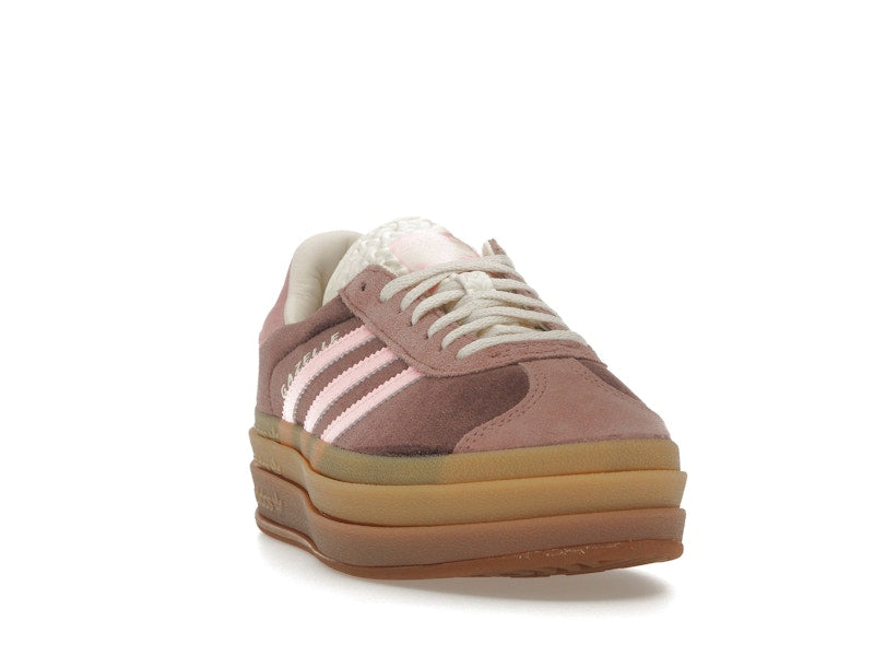 adidas Gazelle Bold Shadow Brown Warm Clay Glow Pink (Women's)
