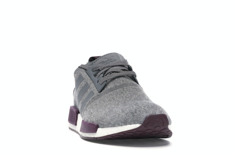 adidas NMD R1 Wool Grey Four Maroon