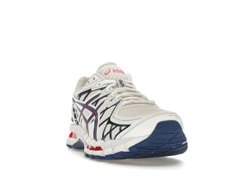 ASICS Gel-Kayano 20 Cream Blue Red