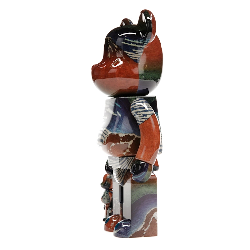 Bearbrick Katsushika Hokusai (Thirty-six Views of Tomitake, Fine Wind, Clear Morning) 100% & 400% Set