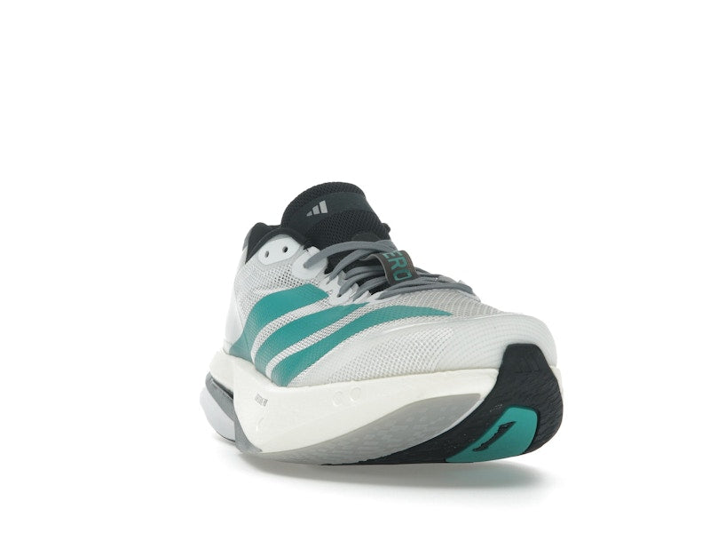 adidas Adizero Boston 13 White Pure Teal