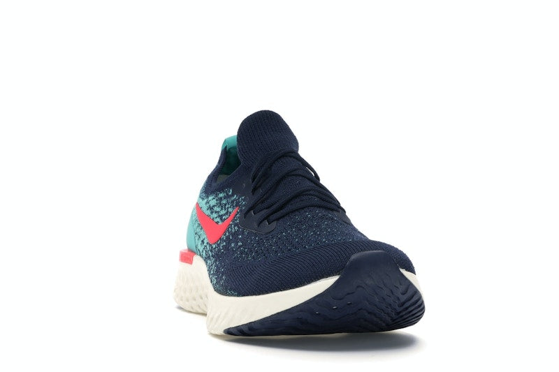 Nike Epic React Flyknit College Navy Hyper Jade